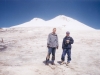 Przed wejściem na Elbrus, od lewej Piotr Słomski i Bartek Wróblewski, 25 VIII 1998