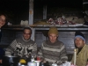 W Zielonej Gastinicy, od lewej Jarosław, papa Jarosława Gienadij, Jurij Aleksandrowicz Kozyłow vel Sandrycz vel General, NN, Kaukaz 20-22 VIII 1998