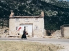 Pielgrzymka z Lublina do Rzymu, ks. Czesław Pachałko gdzieś w Chorwacji, IX 2001, fot. Bartłomiej Wróblewski