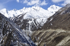 Droga z Zhangmu do Nyalam przez Himalaje, 13 IV 2012 r., fot. Bartlomiej Wroblewski