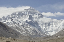 Północna ściana Everestu, widziana z okolic Base Camp, 18 IV 2012, fot. Bartlomiej Wroblewski