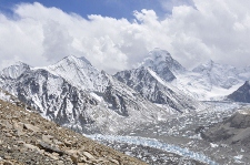 Pumori 7.161 m n.p.m. - "córka Everestu", trekking z Base Camp, 20 IV 2012, fot. Bartlomiej Wroblewski