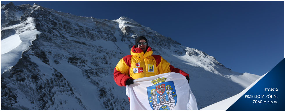 Przełęcz Północna 7060 m n.p.m., 7 V 2012, fot. Bartlomiej Wroblewski