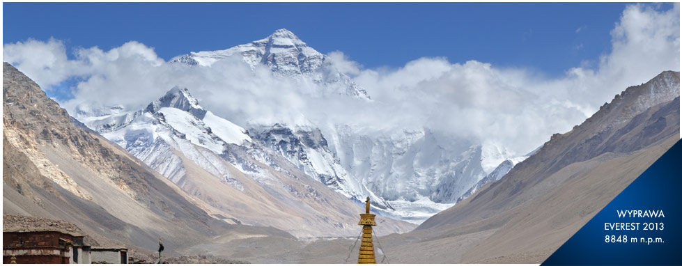 Everest widziany z Tybetu, fot. mamahoohooba