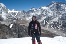 Everest 2013. Inaczej pisane, widok na Everest z Lobuche 13.IV.2013