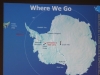 Mapa Antarktydy, prelekcja ALE 16 XII 2012, fot. Joe Brus