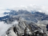 Widok z Piramidy Carstensz na kopalnię złota Grasberg, 4 V 2011