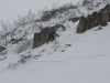 Kurs wspinaczki zimowej u Włodka Jeżaka, Śnieżne Kotły w Karkonoszach, 7 II 2012, fot. Sławomir Matuszak